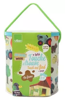 Игра Определи на ощупь Ферма Vilac
