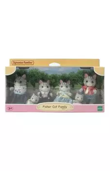 Игровой набор Семья Котов рыбаков Sylvanian Families