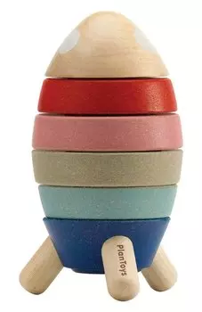 Игрушка-сортер Пирамидка Ракета Plan Toys