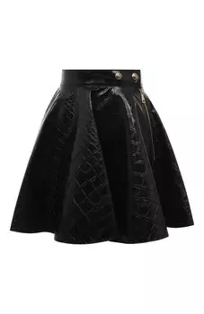 Юбка из экокожи Versace Jeans Couture