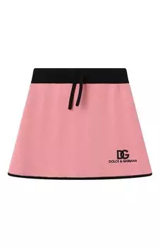 Юбка из хлопка и кашемира Dolce & Gabbana