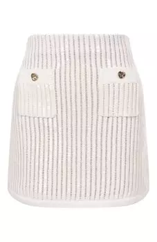 Юбка из хлопка и кашемира self-portrait