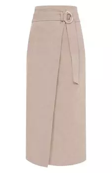 Юбка из хлопка и льна Lorena Antoniazzi