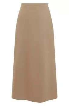 Юбка из хлопка и льна Noble&Brulee