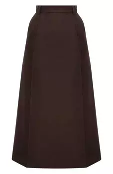 Юбка из хлопка и шелка Kiton