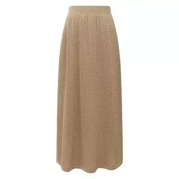 Юбка из хлопка и шелка Loro Piana