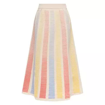 Юбка из хлопка и шелка Loro Piana