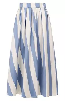 Юбка из хлопка и шелка Weekend Max Mara