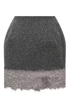 Юбка из хлопка и шерсти MSGM