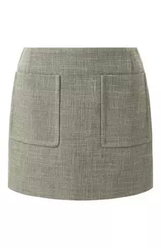 Юбка из хлопка и вискозы Bottega Veneta