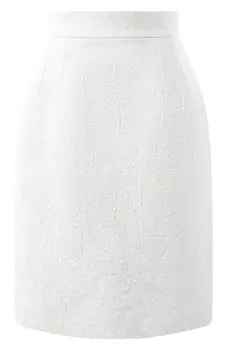 Юбка из хлопка и вискозы Dolce & Gabbana