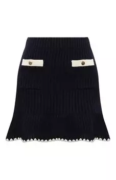 Юбка из хлопка и вискозы self-portrait