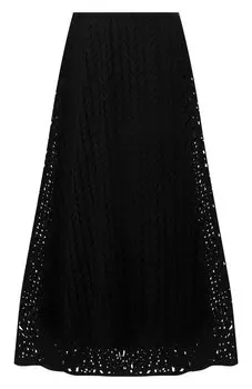 Юбка из хлопка и вискозы Valentino