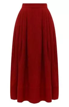 Юбка из шерсти и хлопка Akhmadullina