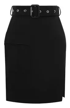 Юбка из шерсти и хлопка Alexander McQueen