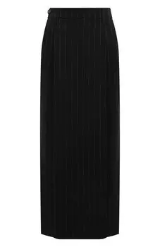 Юбка из шерсти и хлопка Brunello Cucinelli