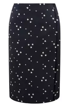 Юбка из шерсти и шелка Prada