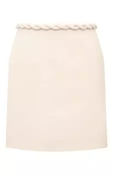 Юбка из шерсти и шелка Valentino