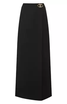 Юбка из шерсти и шелка Valentino