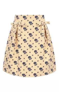 Юбка из шерсти и шелка Valentino