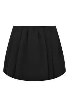 Юбка из шерсти и шелка Valentino