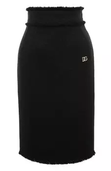 Юбка из шерсти и вискозы Dolce & Gabbana