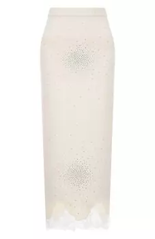 Юбка из шерсти и вискозы Giuseppe di Morabito