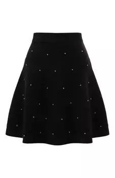 Юбка из шерсти и вискозы Nina Ricci