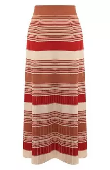 Юбка из смеси шелка и хлопка Loro Piana