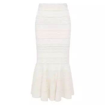 Юбка из вискозы Alexander McQueen