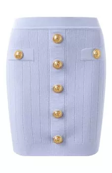 Юбка из вискозы Balmain