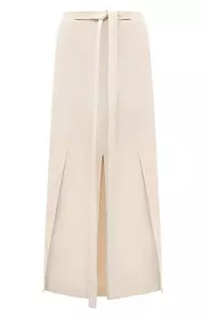 Юбка из вискозы и льна Alberta Ferretti