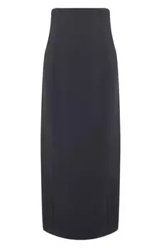 Юбка из вискозы и льна Brunello Cucinelli