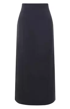 Юбка из вискозы и льна Brunello Cucinelli