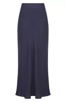 Юбка из вискозы и льна Brunello Cucinelli