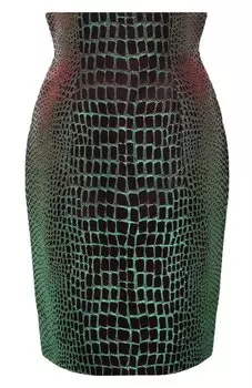 Юбка из вискозы и шелка Balmain