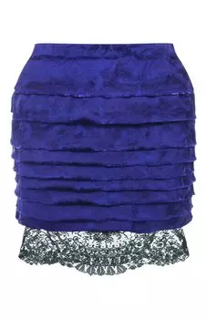 Юбка из вискозы Saint Laurent