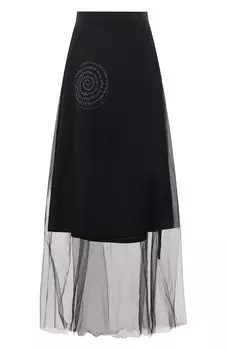 Юбка изо льна и хлопка MIDGARD PARIS