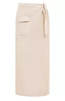 Юбка изо льна и хлопка Pietro Brunelli