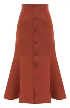 Юбка изо льна и шелка Agnona