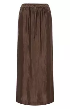 Юбка изо льна и шелка Loulou de Saison