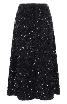Юбка с отделкой пайетками Pe