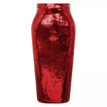 Юбка с отделкой пайетками Tom Ford