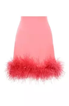 Юбка с отделкой перьями ALine