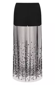 Юбка с отделкой стразами Erika Cavallini