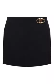 Юбка-шорты из шерсти и шелка Valentino