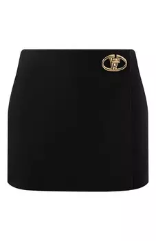 Юбка-шорты из шерсти и шелка Valentino