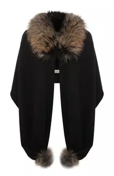 Капюшон из меха лисы VICTORIA KUSENKOVA