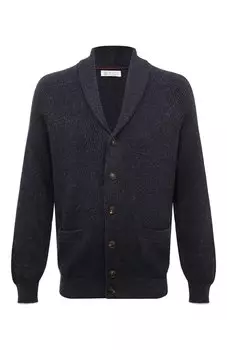 Кардиган из хлопка и льна Brunello Cucinelli