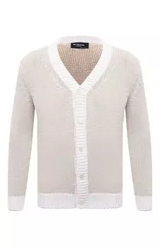 Кардиган из хлопка и льна Kiton